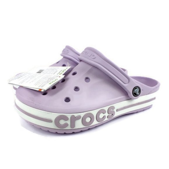 CROCS Lavender Bayaband Unisex Clogs W9/M7 NWT - Picture 1 of 10